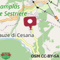 Mapa Openspace Sestriere-Grangesises