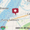 Map Orizzonte Marino Giallo Angolo solare verso la laguna