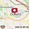 Mapa Orvieto Templari Suite