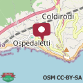 Map OSPEDALETTI Mare e Relax- Affittasi "Oasi Riviera" con campo da Tennis e Sala Giochi