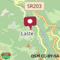 Map Ospitalità Diffusa Laste Dolomites - Cèsa del Bepo Moro