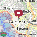 Mapa OStellin Genova Hostel