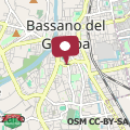 Mapa Ostello Bassano Del Grappa