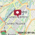 Mapa Ostello Cuneo