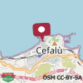 Map Osterio Holidays Cefalù