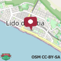 Mapa Ostia Lido Apartment