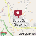 Map Palazzo Isabella residenza storica in Borgo San Giacomo