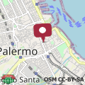 Map Palermo centro storico Sant'Anna holiday home