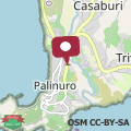 Mapa Palinuro - Le Canfore casa vacanze vista su Capo Palinuro