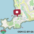 Mappa Palinuro Romantic panoramico al centro del paese