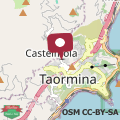 Map Paradise apartment Taormina