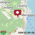 Mappa PARADISE VILLA VISTA LAGO DI COMO A MENAGGIO