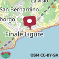 Map Paradiso sul mare - Finale Ligure