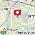 Map Parma Cozy Studio near the Hospital