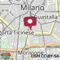 Mapa Penthouse Milan Center with Garage & Jacuzzi