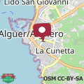 Mapa Perla Blu Alghero