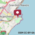 Mapa Perla Marina-Giardini Naxos