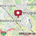 Map Perugia Stazione Lovely Studio with parking