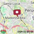 Map Perugia Suite B&B