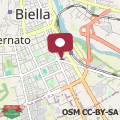 Mapa Piazza Adua Biella Studio Centro