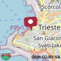 Map Piazza Unità Elegant Studio Apartment Wi-Fi and AC