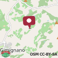 Map Pietraserena - San Gimignano