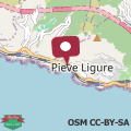 Mapa Pieve vista mare