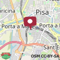 Mapa Pisa AirPort-Train Station AC Free Parking