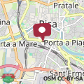 Mappa Pisa center train station