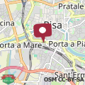 Map Pisa Central Station Room Rent