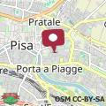 Map Pisa Quiet and Bright Flats with Balcony