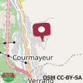 Map Plan Gorret Beautiful Flat In Courmayeur - Happy Rentals