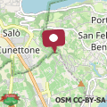 Map PODERI LA ROCCHETTA Luxury Villa on the Hills of Lake Garda