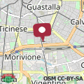 Map Porta Romana's Nest - Accogliente con terrazza privata