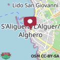 Mappa Porta terra - centro storico Alghero