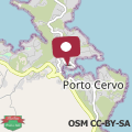 Mapa Porto Cervo Marina Clipper 5 minuti a Piedi dal Mare