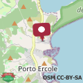 Map Porto Ercole Maison vista mare