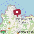 Mappa [porto santo stefano] vista mare + parcheggio gratuito