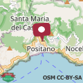 Mapa Positano Casa Delizia