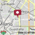 Map Prestigioso Loft in San Babila a 5 min. dal Duomo