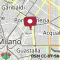 Mappa Prestigioso Loft in San Babila a 5 min. dal Duomo