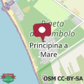 Mapa Principina comfortable apartment 900m dal mare