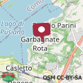 Mappa Pusiano Lake - Living
