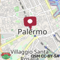 Map QASA apartment with terrace, Palermo center