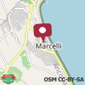 Mapa Quadrilocale con giardino a 200 metri dal mare a Marcelli - M105