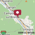 Mapa Rafting Hotel Ai Cavallini