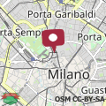 Map Foro Buonaparte - Red suite Castello Sforzesco