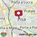 Karte RELAIS DELL'USSERO Pisa centro