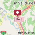 Mapa Relais Poggio Borgoni