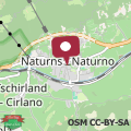 Map Residence Ferienwohnungen Santner - Moderne zentrale Ferienwohnungen in Naturns Südtirol - mit Parkplatz